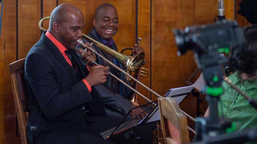 Denis Cuní Rodriguez - Posaune bei "The Cuban Orquesta"