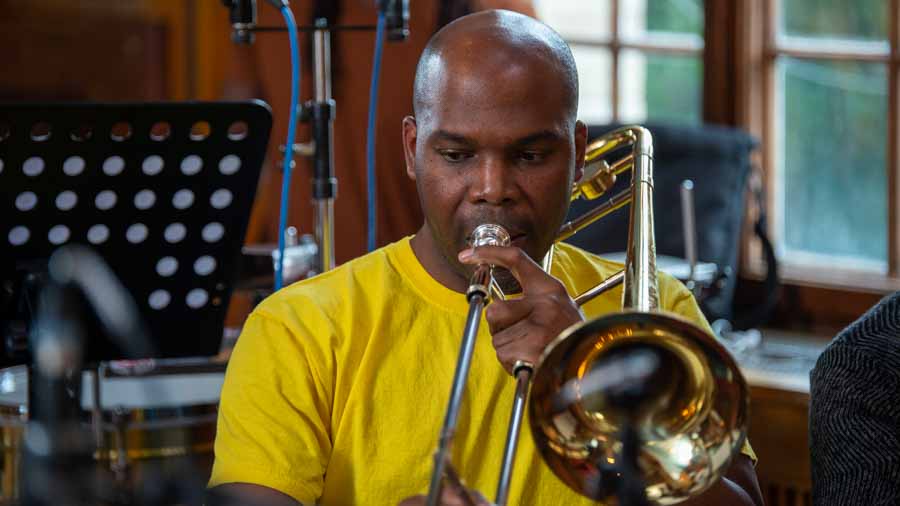 Denis Cuní Rodriguez - Posaune bei "The Cuban Orquesta"